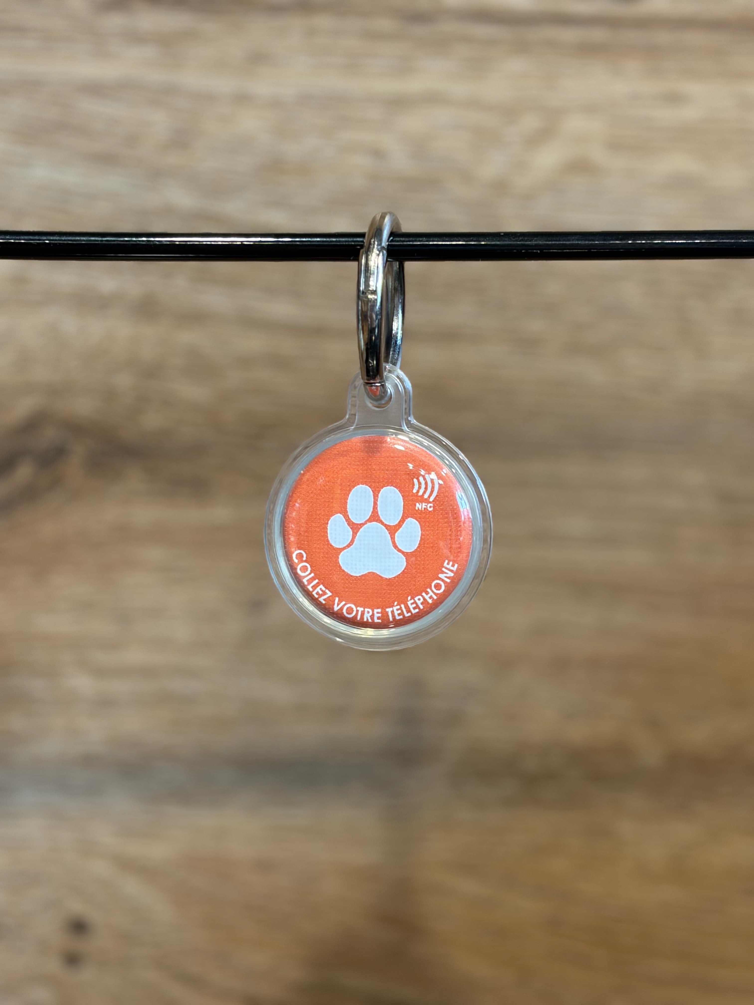 ProxyToutou – Médaillon NFC orange