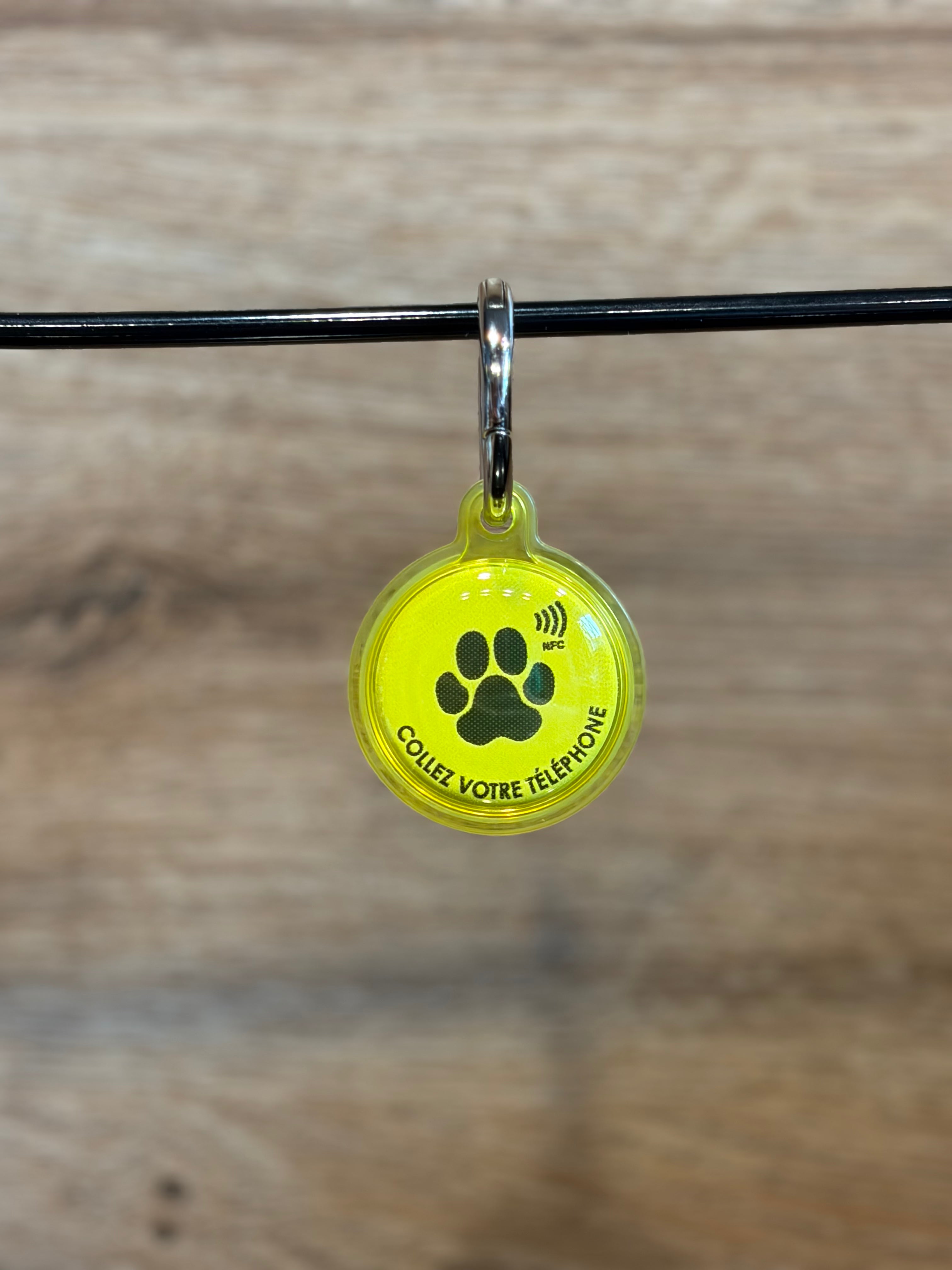 ProxyToutou – Médaillon NFC jaune